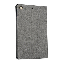 Avis Wewoo Housse Étui Coque en cuir à rabat horizontal TPU tissu Texture pour iPad Mini 2019 et 4avec support Gris