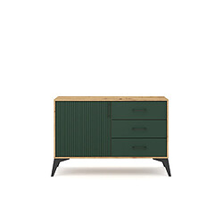 Vivaldi Buffet Lugo 1D3S Chene Artisan/Vert