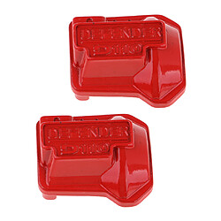 2 Pièces CNC Métal RC Couverture Différentielle Met à Niveau Les Pièces Accessoires pour 1/10 échelle RC Voiture sur Chenilles, Pièces de Rechange