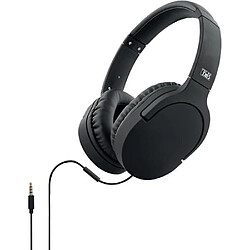 TnB - CSTRAVEL2 - Casque stereo filaire + micro + adaptateur avion - Noir