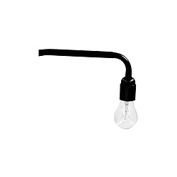 ICONIK INTERIOR Lampe murale Potence noire - Acier laqué Noir pas cher