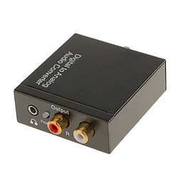 Convertisseur Audio Digital Câble Coaxial Toslink Optique vers Analogique L / R Rca avec USB Adaptateur