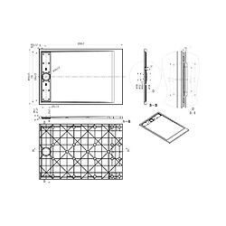 Avis Vente-Unique Receveur à poser ou à encastrer découpable en résine - Noir - 120 x 80 cm - LYROSA