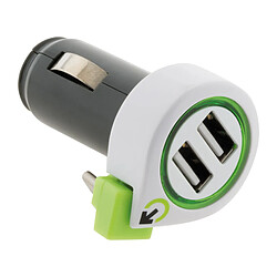 Chargeur de voiture avec câble et prise USBC + 2 USB - Q2 Power