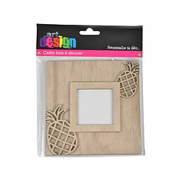 Paris Prix Cadre en Bois Ananas 14x14cm Naturel