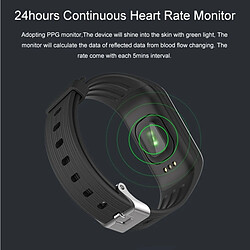 Acheter Wewoo Bracelet connecté Smartwatch Fitness Tracker 0,66 pouces OLED à puce, IP67 Étanche, Mode Sport Support / Moniteur de Fréquence Cardiaque Continue / de Sommeil / Rappel d'Information Noir