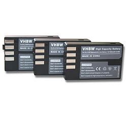 3x vhbw batterie Set 900mAh pour caméra Pentax K-S2 comme D-Li109.