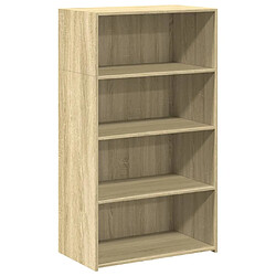 vidaXL Buffet haut chêne sonoma 70x41x124 cm bois d'ingénierie