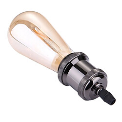 Acheter Wewoo Douilles Ampoule noir E27 Retro Vintage Lampe à Base Ampoule, AC 110-220V