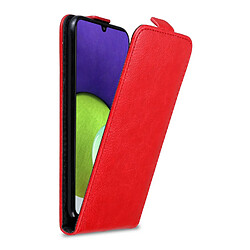 Cadorabo Coque Samsung Galaxy A22 4G / M22 / M32 4G Etui en Rouge