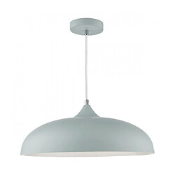 Luminaire Center Suspension Kaelan Gris mat 1 ampoule 19cm