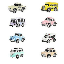 Acheter Universal COPOZ 8PCS ALLIAGE Classic Car School Bus, voiture de simulation de jouets éducatives pour enfants