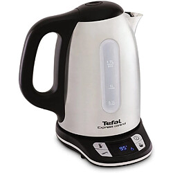 Tefal bouilloire électrique de 1,7L sans fil avec écran LCD 2400W noir gris