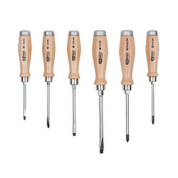 KS TOOLS Tournevis ERGOTORQUE BOISmax à lalme traversante 6 pcs Kstools