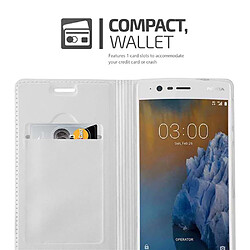 Cadorabo Coque Nokia 3 2017 Etui en Argent pas cher