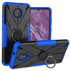 Coque en TPU 2-en-1, airbag quatre coins avec béquille pour votre Nokia C10/C20 - bleu