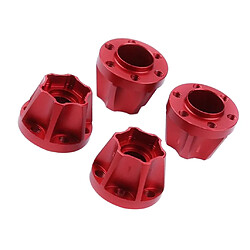 Adaptateur D'entraînement De Moyeu De Jante Hexagonal De Roue De 18 Mm Pour 1/10 Axial SCX10 TRX4 D90 Rouge pas cher