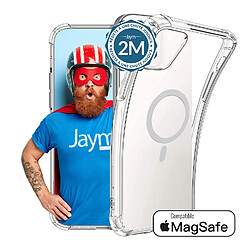 JAYM - Coque Renforcée compatible Magsafe pour Apple iPhone 16 Plus - Souple et résistante - Certifiée 2 Mètres de chute - Transparente