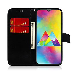 Acheter Wewoo Housse Coque Pour Galaxy M20 Solid Color Colorful Magnetic Buckle Horizontal Flip Case en cuir avec titulaire et fentes cartes et portefeuille et lanière Noir