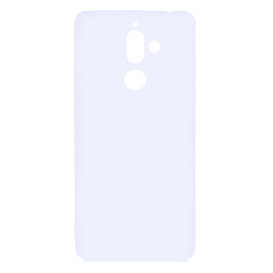 Wewoo Coque Souple Pour Nokia 7.1 Plus Candy Color TPU Case Blanc