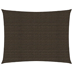 Helloshop26 Voile d'ombrage 160 g/m² marron 2 x 3 m PEHD 02_0009140