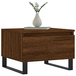 Avis Maison Chic Lot de 2 Tables basses,Table Console pour salon chêne marron 50x46x35 cm bois d'ingénierie -MN48694