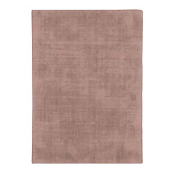 Thedecofactory SANTAL - Tapis aspect velours rose nude 120x170