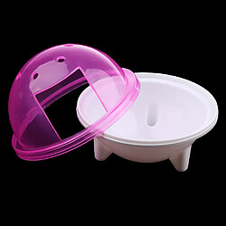 Avis UFO hamster gerbille pet salle de bain cage bain sable pelle jouet toilette rose