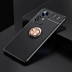 Coque en TPU anti-rayures avec béquille noir/rose or pour votre Xiaomi 12 Pro