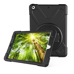 Wewoo Housse Coque Pour Galaxy Tab A 10.1 ?2019? T510 / T515 Rotation à 360 degrés PC + étui de protection en silicone avec support et dragonne bleu clair pas cher