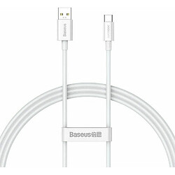 Baseus Type-C Superior Series SUPERVOOC 65 W, 1 m Blanc (CAYS000902)