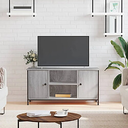 vidaXL Meuble TV Sonoma gris 100x40x50 cm Bois d'ingénierie