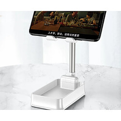 W15 Stand de téléphone mobile Creative pliage de bureau télescopique plat de bureau plate iPad Stand Stand Net Classe Live Stand Porte-téléphone mobile