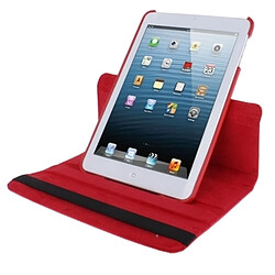 Avis Wewoo Smart Cover rouge pour iPad mini 1/2/3 360 degrés Rotatif Litchi Texture étui en cuir avec support