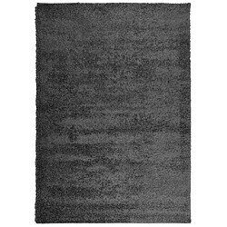 vidaXL Tapis shaggy PAMPLONA poils longs moderne anthracite 120x170 cm