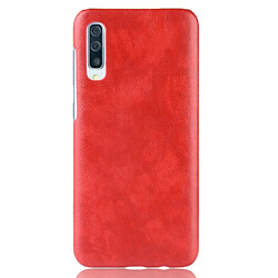 Wewoo Coque antichoc Litchi Texture PC + PU pour Galaxy A50 (rouge)