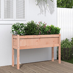 vidaXL Jardinières avec pieds 110x31x70 cm bois massif douglas