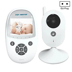 Babyphone Camera Vision Nocturne Intercom Musique Écran LCD Température EU Plug YONIS