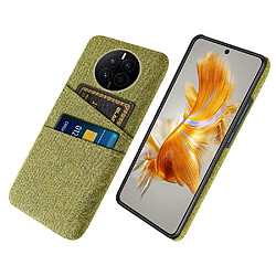 Coque en TPU anti-chute avec deux porte-cartes pour votre Huawei Mate 50 4G - jaune