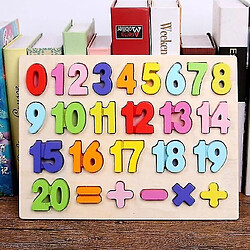 Avis Universal Puzzle numérique jouets en bois apprentissage précoce puzzle alphabétique alphanumérique puzzle préscolaire bébé jouets