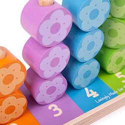 Bigjigs Toys Premier empileur de fleurs