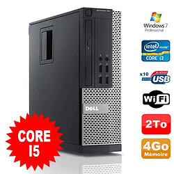 PC Dell Optiplex 990 SFF I5-2400 3.1GHz 4Go Disque 2000Go DVD Wifi W7 - Occasion