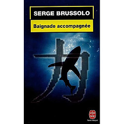 Baignade accompagnée : bathing unsafe, sharks swimming ! - Occasion