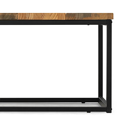 Avis Ds Meubles Table basse Preston Noir 80x40x38cm