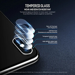 Avis Wewoo Film de verre trempé souple pour objectif de caméra arrière de 2 PCS 0.15mm pour iPhone XS Max / XS / X