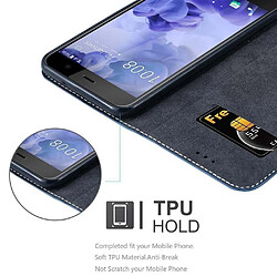 Cadorabo Coque HTC U PLAY Etui en Bleu