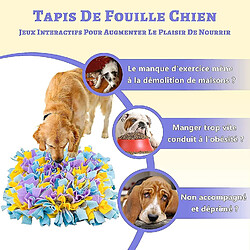 Avis Chien Snuffle Mat, chien Snuffle Mat, chien Snuffle Mat, chien Snuffle Mat, lapin Snuffle Mat (jaune bleu violet)