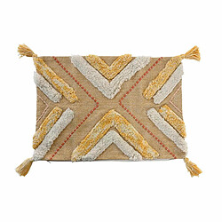 Housse de coussin DKD Home Decor 60 x 1 x 40 cm Jaune