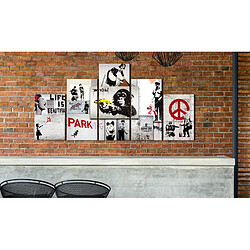 Artgeist Tableau - Street Crimes: Banksy Art [100x50]