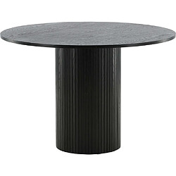 Acheter Venture Home Table ronde en MDF Bianca 110 cm noir.